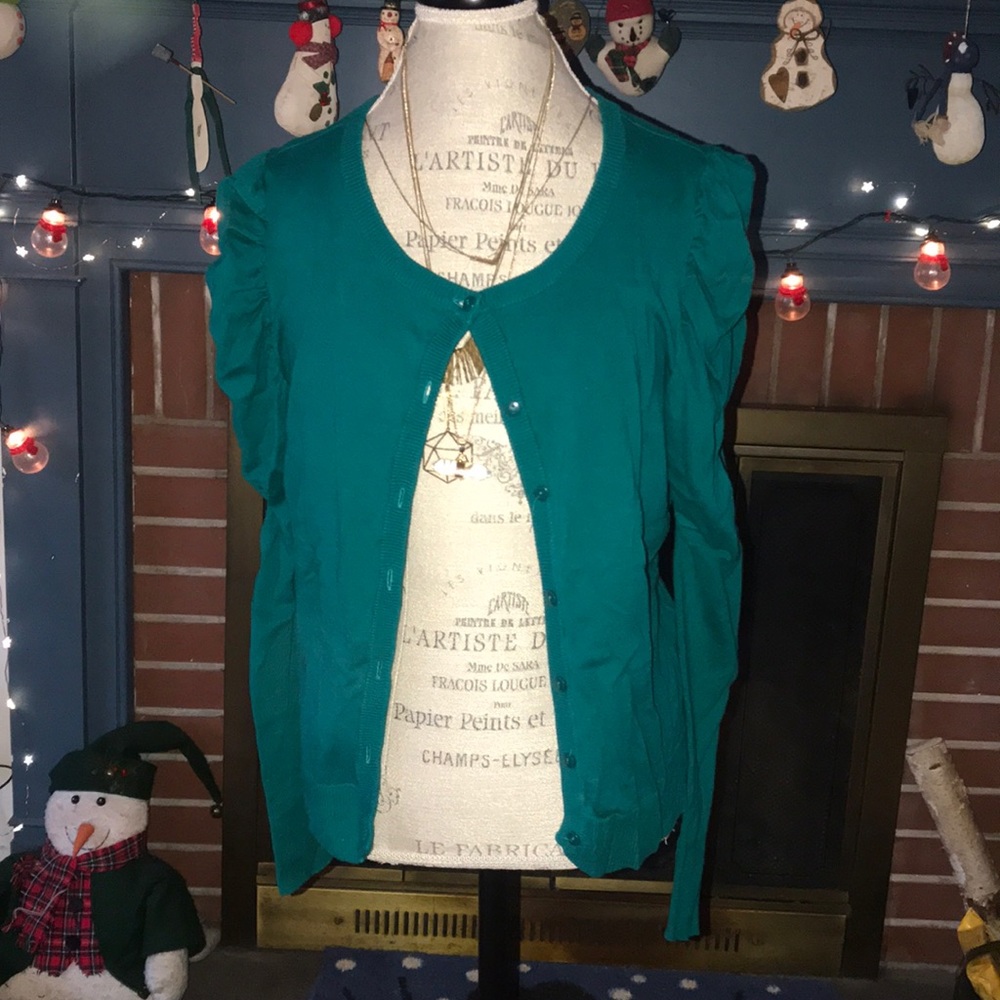 H&M statement sleeve cardigan.